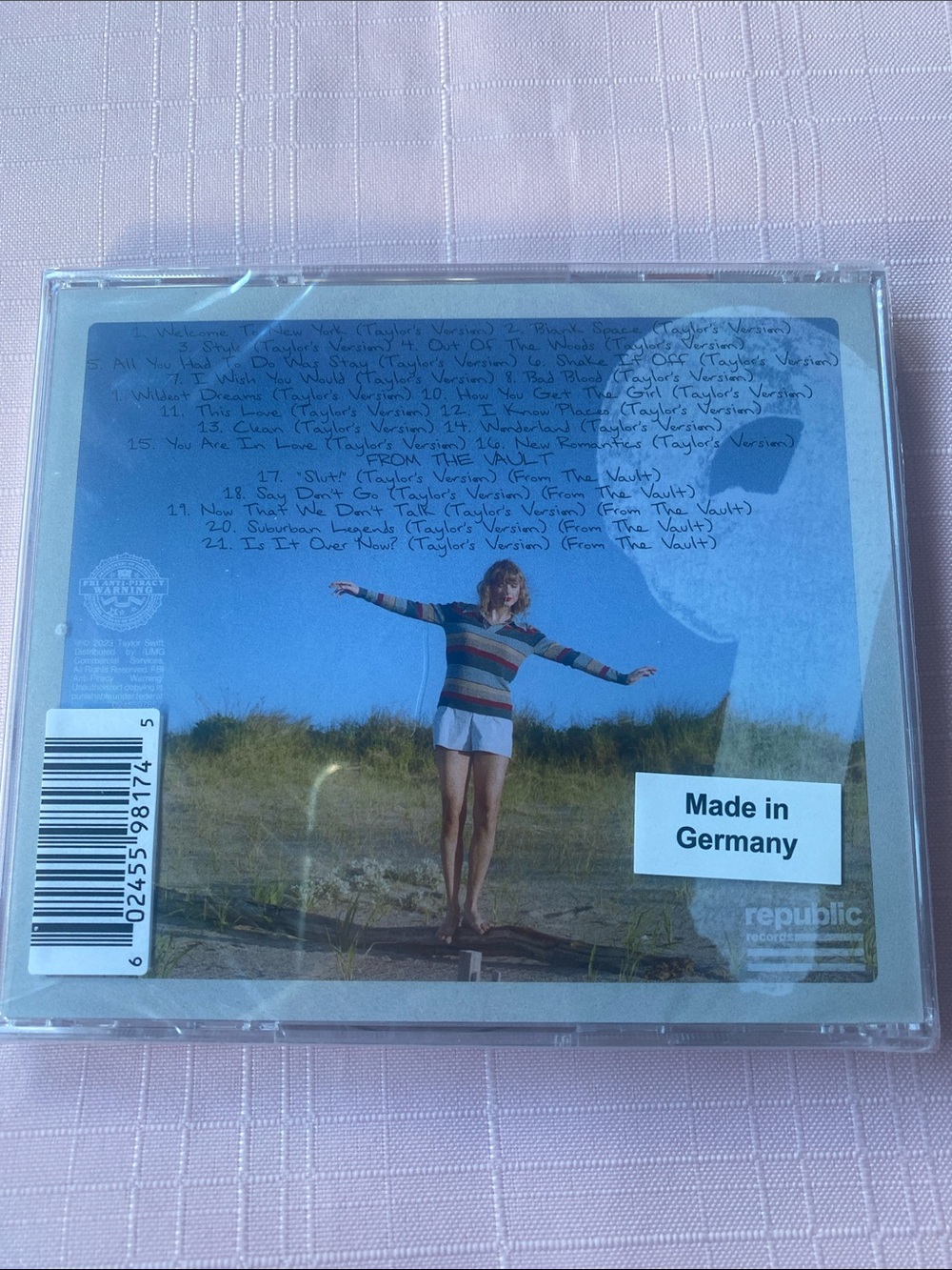 NEW Taylor Swift 1989 Taylor’s Version Rose Garden Special Edition Deluxe CD - Picture 2 of 5